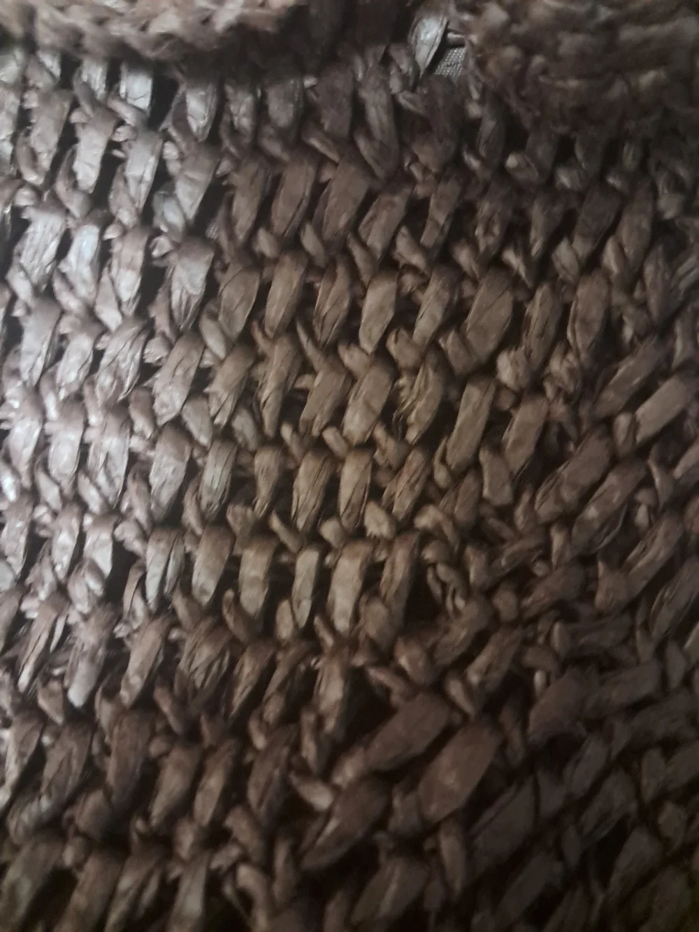 Primark Dark Brown Woven Hobo Bag